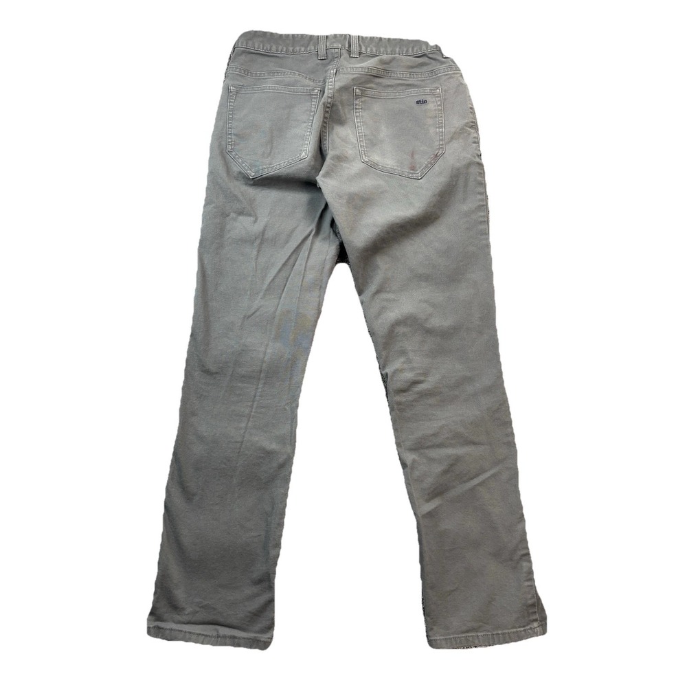 Stio Rivet Canvas Pants Mens 30R Gray 5 Pocket Workwear Hiking Outdoor